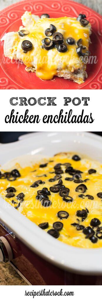 Crock-Pot-Recipes -Chicken-Enchiladas