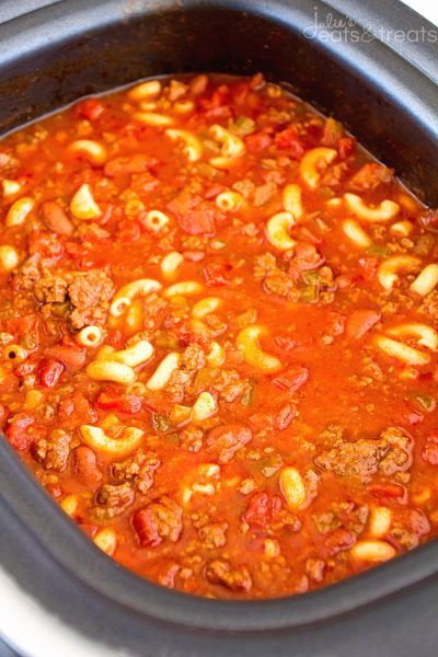 Hearty-Chili-Mac Crock Pot Recipes