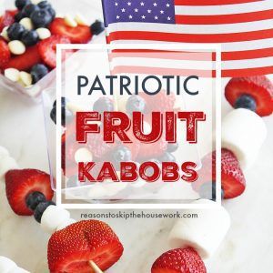 Patriotic Fruit Kabobs