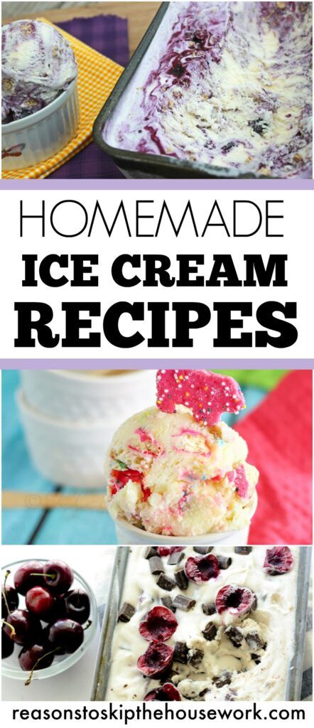 Homemade Ice Cream Recipes