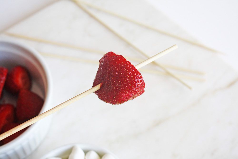 Patriotic Fruit Kabobs