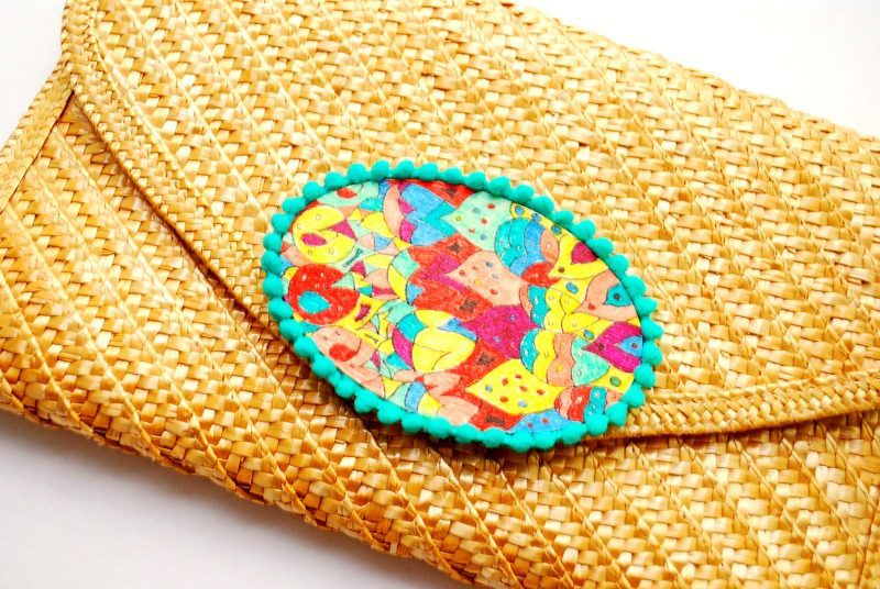 Embellished Clutch Purse -