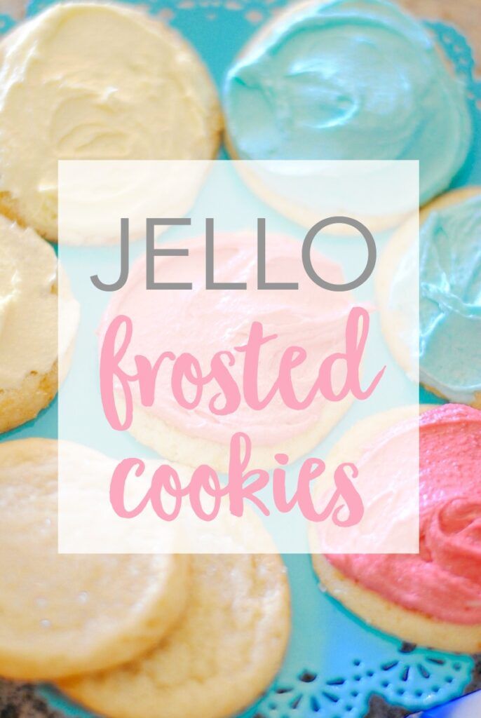 Jello Frosted Cookies