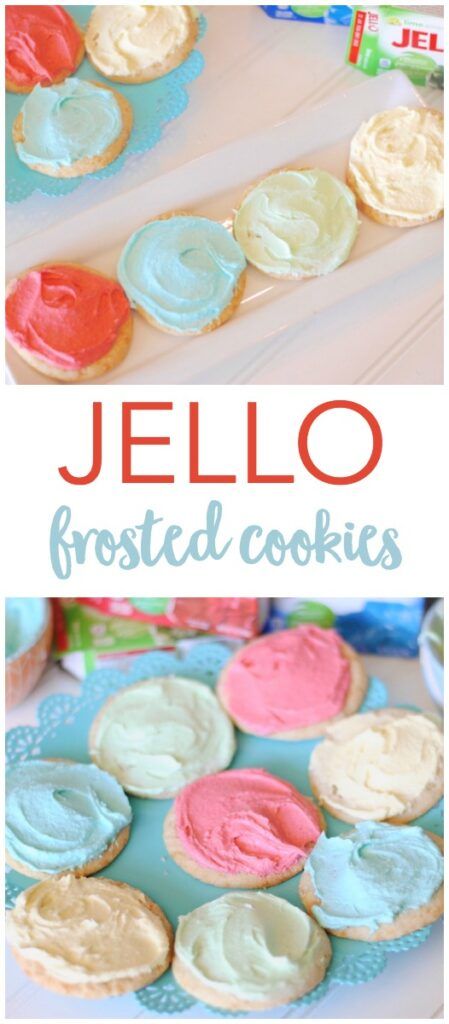 Jello Frosted Cookies