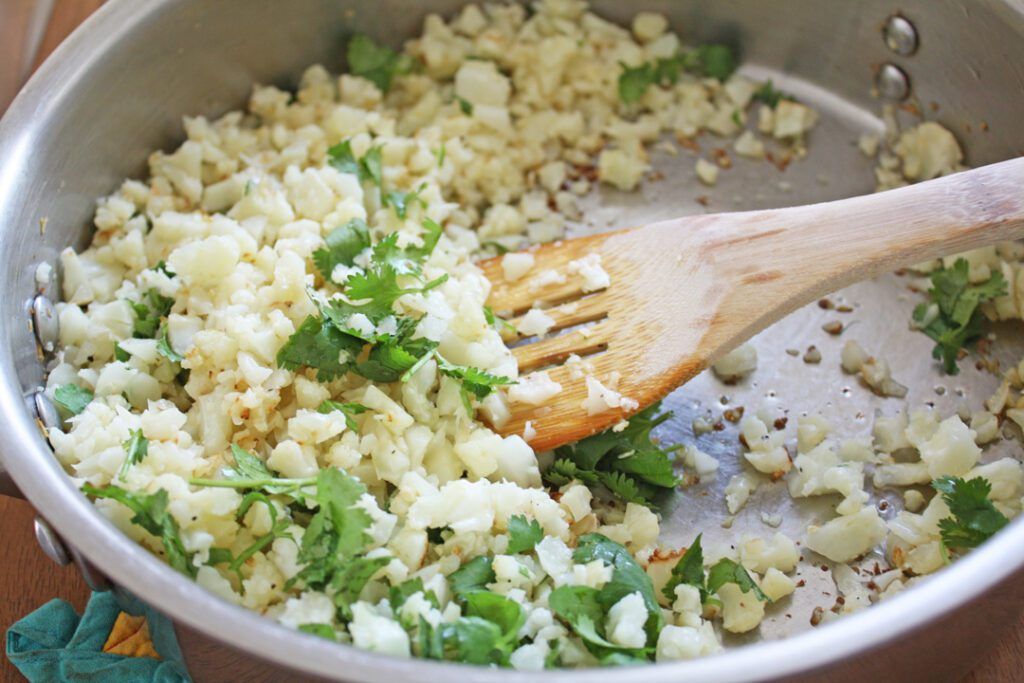 Cilantro Lime Riced Cauliflower