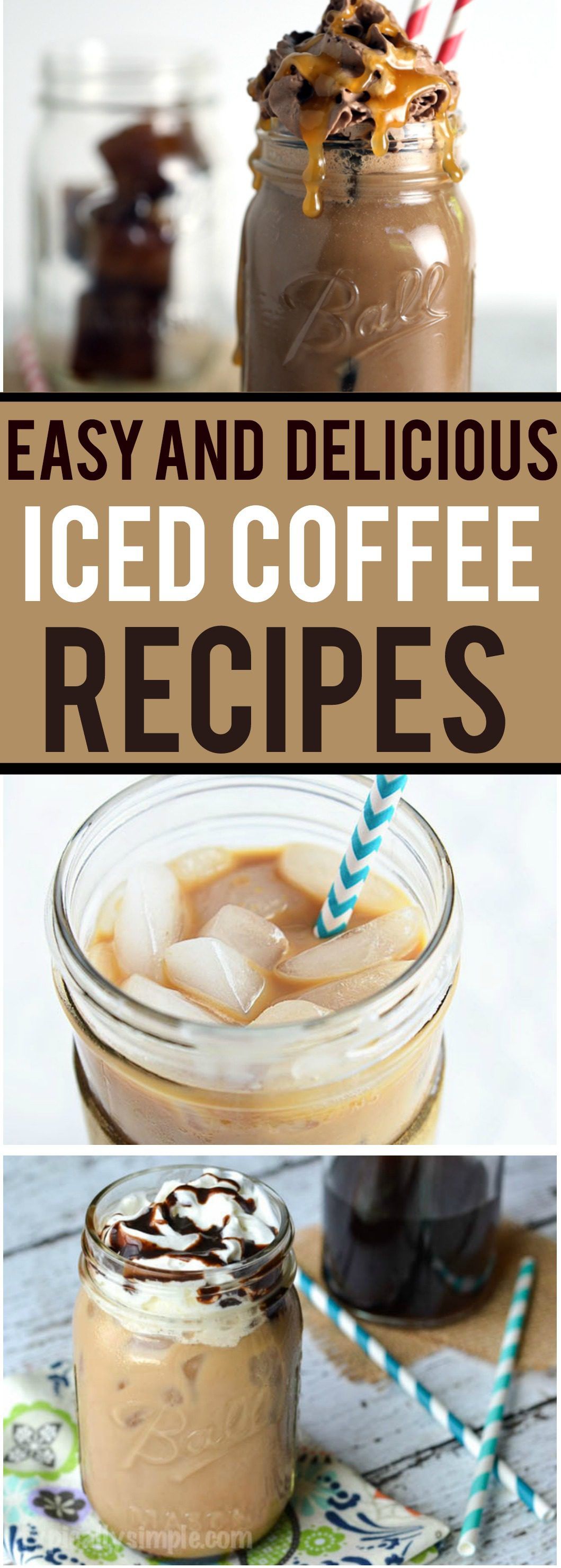 Iced Coffee Recipes are more fun to make yourself with your own mix of flavors.