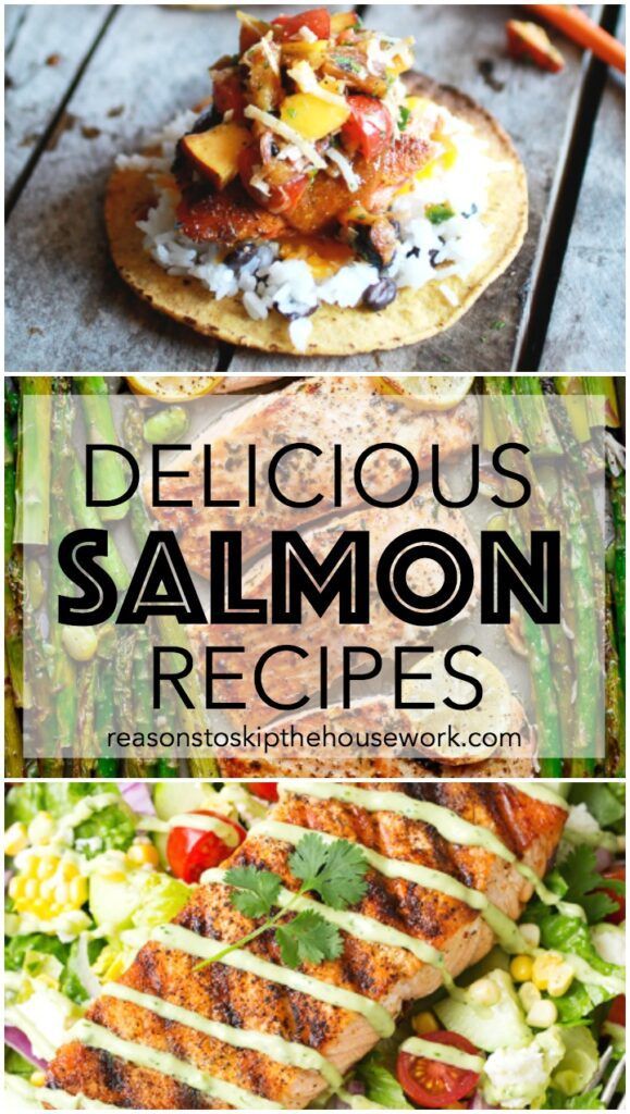 If you’re looking to add more Salmon Recipes to your meal planning, these 10 Salmon Recipes are all unique and flavorful – and since Salmon is so good for you, you’re basically eating healthy in all of these recipes, so eat up!