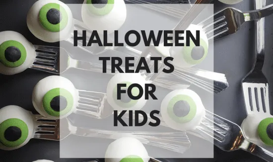 These Halloween Treats for Kids are a little bit spooky and a whole lot of fun!