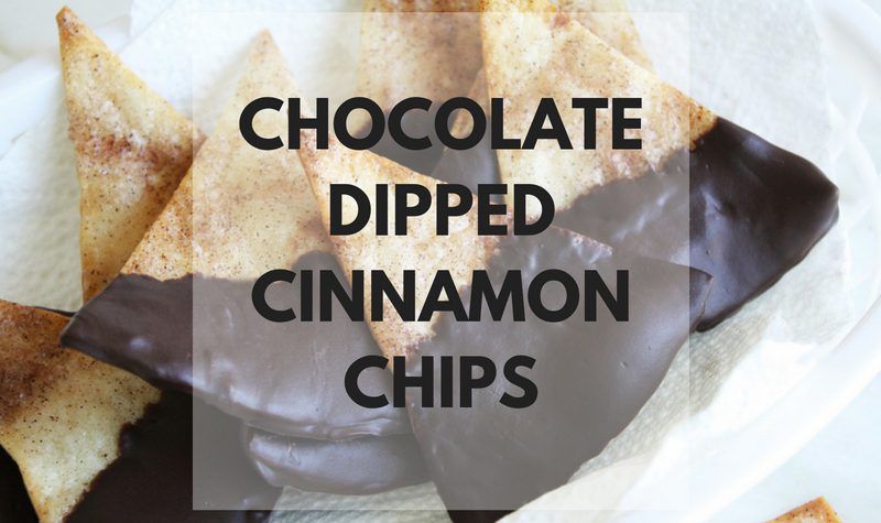 Chocolate Dipped Cinnamon Chips
