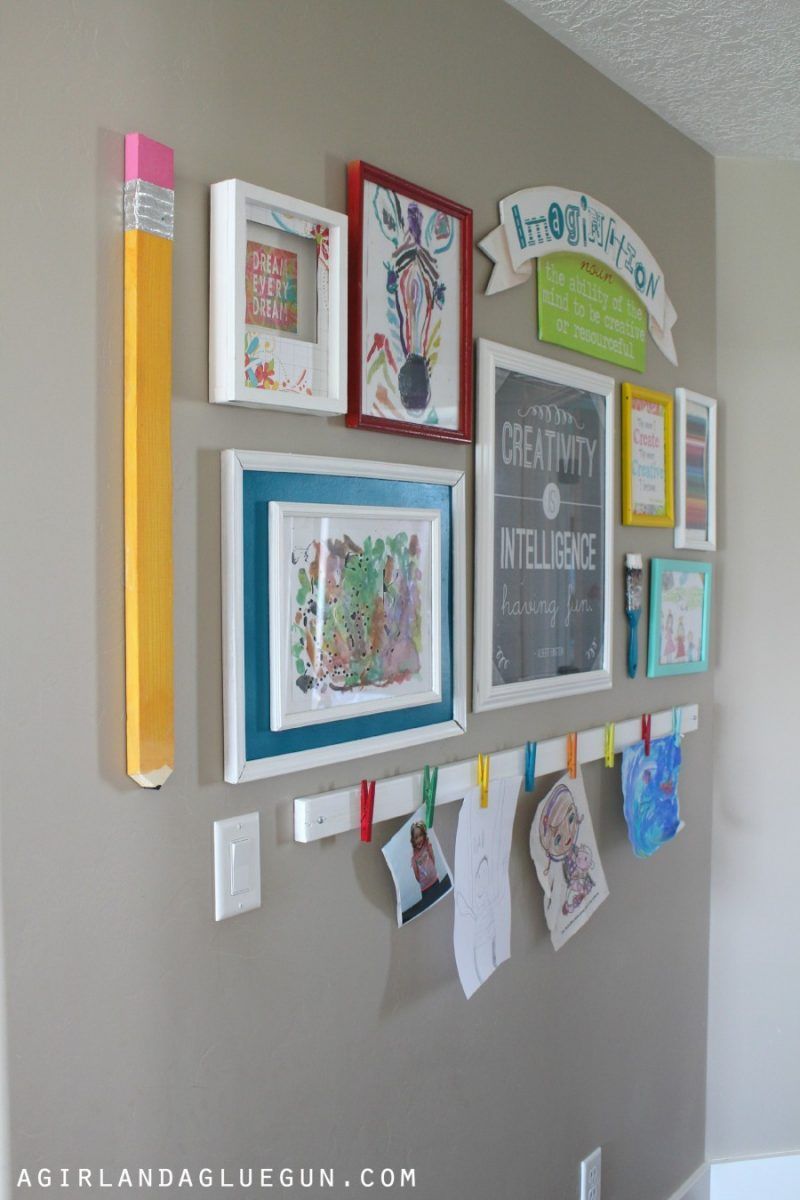 Ways to Display Kids’ Art – REASONS TO SKIP THE HOUSEWORK