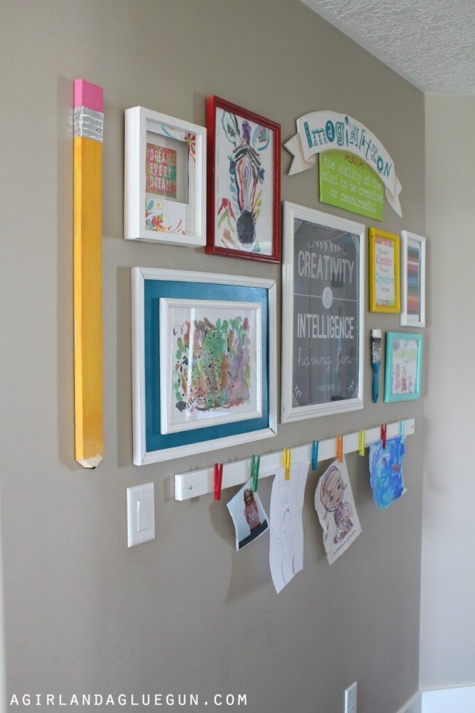 Kids Art Wall