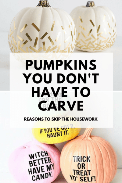 There are so many Pumpkin Carving Alternatives, and they’re all so darn pretty! 