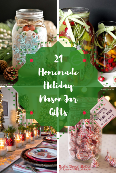 Homemade Holiday Mason Jar Gifts