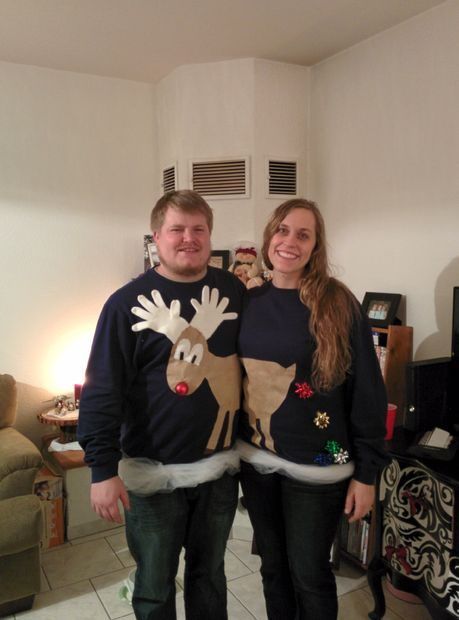 Couple Sweaters: If you are attending an ugly Christmas sweater party this year, we have got you covered! Here are 25 Ugly Christmas Sweater Ideas for you to use as inspiration.