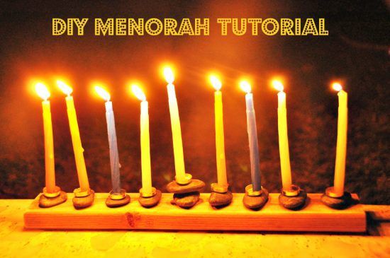 DIY Menorah: Make your own Hanukkah crafts or get the whole family involved with one of these 10 Hanukkah Crafts