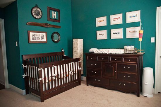 Vintage Planes: Boy Nursery Ideas: From narrowing down the boy nursery ideas to painting the walls, there are a lot of ways you can uniquely design the room for your new baby. 