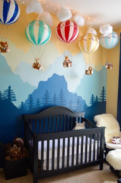 Flying High: Boy Nursery Ideas: From narrowing down the boy nursery ideas to painting the walls, there are a lot of ways you can uniquely design the room for your new baby. 