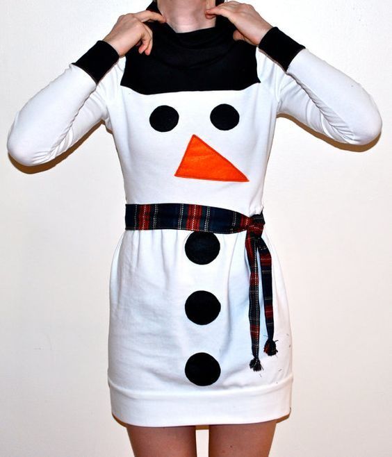 Snowman Sweater: If you are attending an ugly Christmas sweater party this year, we have got you covered! Here are 25 Ugly Christmas Sweater Ideas for you to use as inspiration.