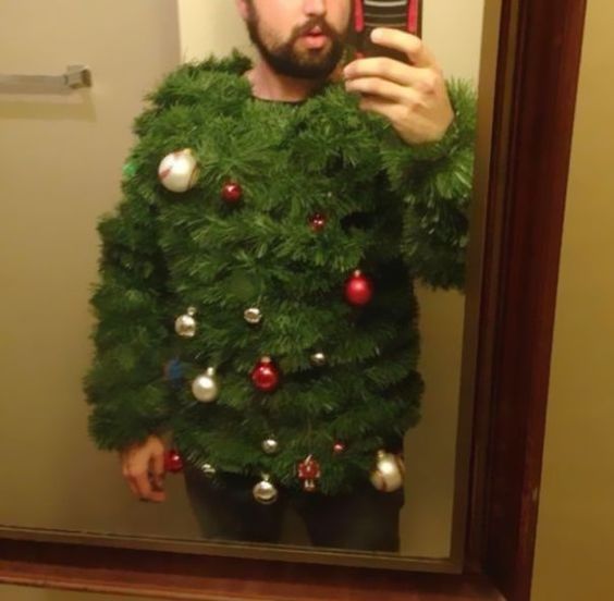 Christmas Tree Sweater: If you are attending an ugly Christmas sweater party this year, we have got you covered! Here are 25 Ugly Christmas Sweater Ideas for you to use as inspiration.