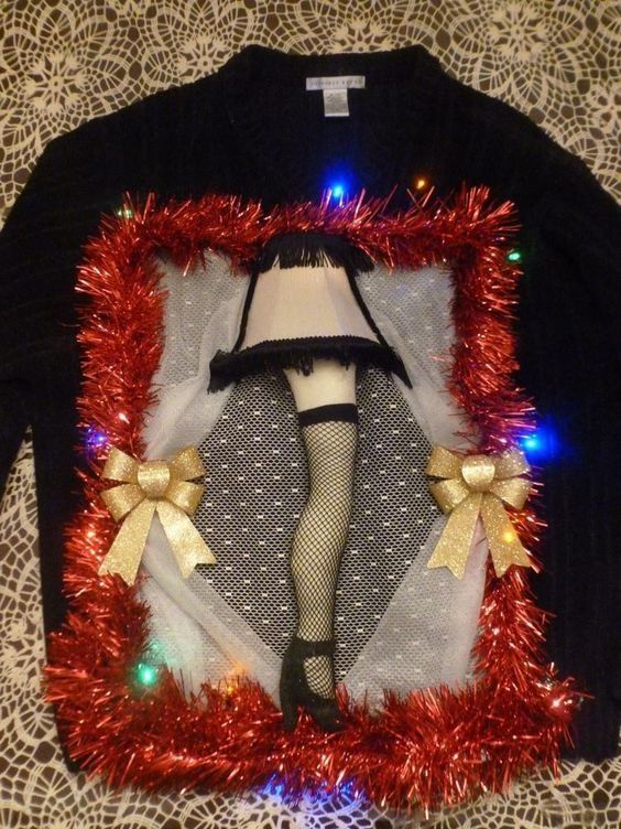 Christmas Story Sweater: If you are attending an ugly Christmas sweater party this year, we have got you covered! Here are 25 Ugly Christmas Sweater Ideas for you to use as inspiration.