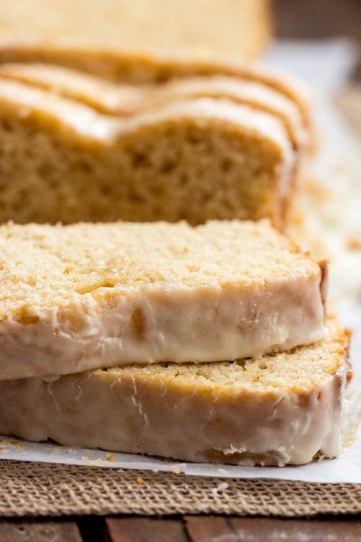 Eggnog Quick Bread: Eggnog is a favorite seasonal drink, but there are so many ways to bake with eggnog! 