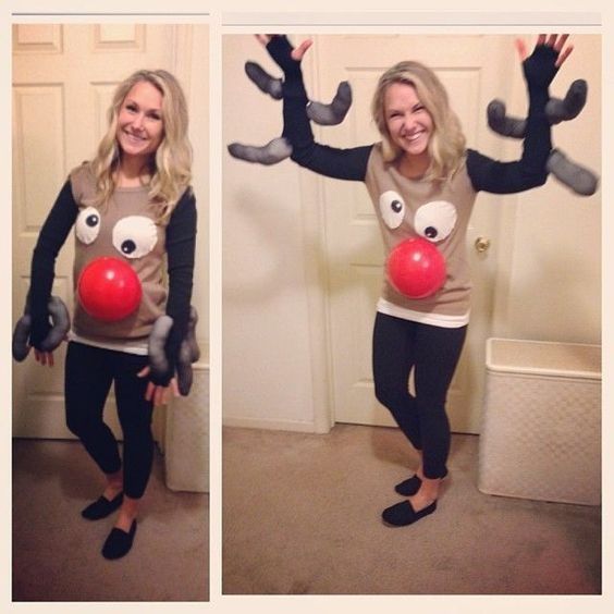 Rudolph Sweater: If you are attending an ugly Christmas sweater party this year, we have got you covered! Here are 25 Ugly Christmas Sweater Ideas for you to use as inspiration.