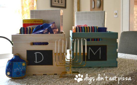 Hanukkah Gift Crates: Make your own Hanukkah crafts or get the whole family involved with one of these 10 Hanukkah Crafts