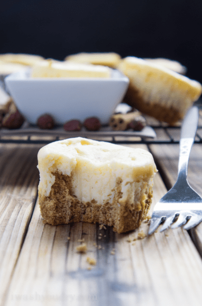 Eggnog Cheesecakes: Eggnog is a favorite seasonal drink, but there are so many ways to bake with eggnog! 