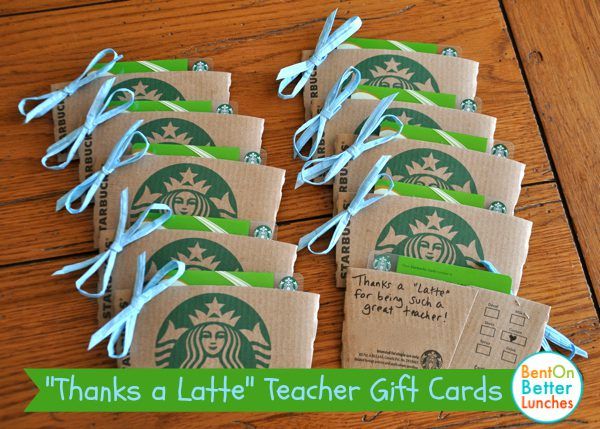 Easy party favor for 13th Birthday. Starbucks gift card inside cup