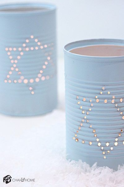 Hanukkah Luminaries: Make your own Hanukkah crafts or get the whole family involved with one of these 10 Hanukkah Crafts