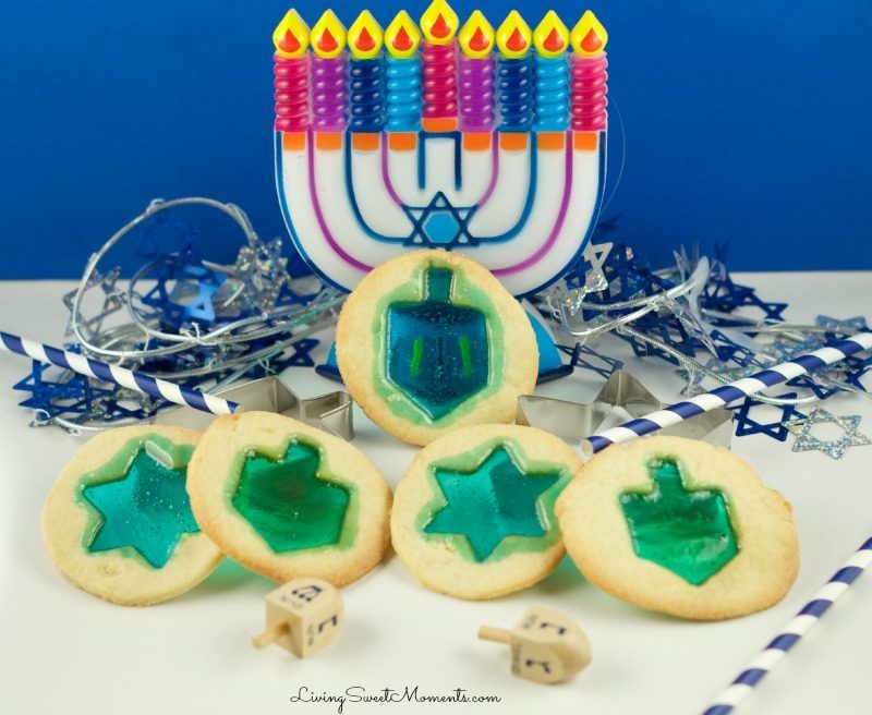 Stained Glass Cookies: Hanukkah Treats: Whip up one of these traditional treats to celebrate Hanukkah.