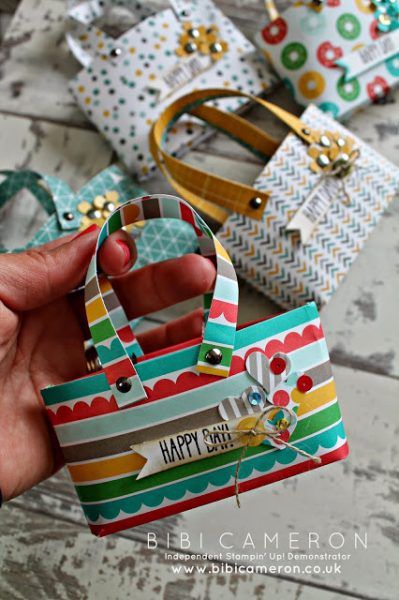 Mini Tote Bag as a Creative Gift Card Holder