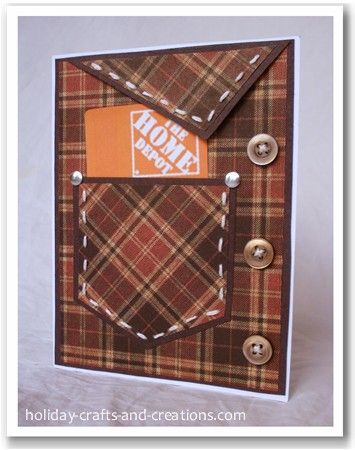 Shirt Pocket Gift Card Holder