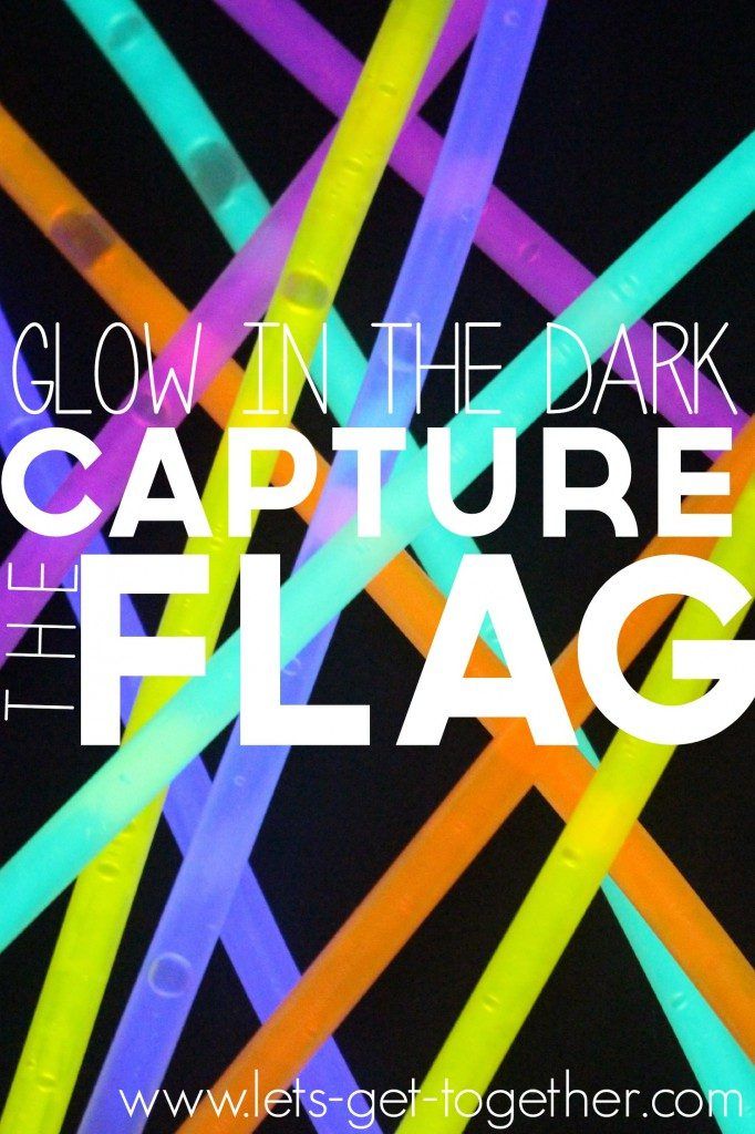 Group Party Games: Glow in the Dark Capture the Flag