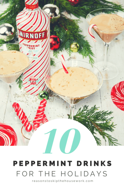 Peppermint Drink Recipes to help get you through the holiday season! Peppermint is December's Pumpkin!