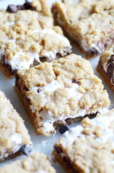 S'mores Cookie Bars