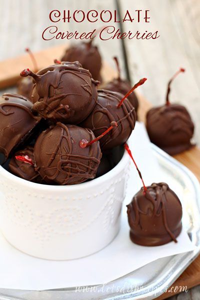Classic Chocolate Covered Cherries