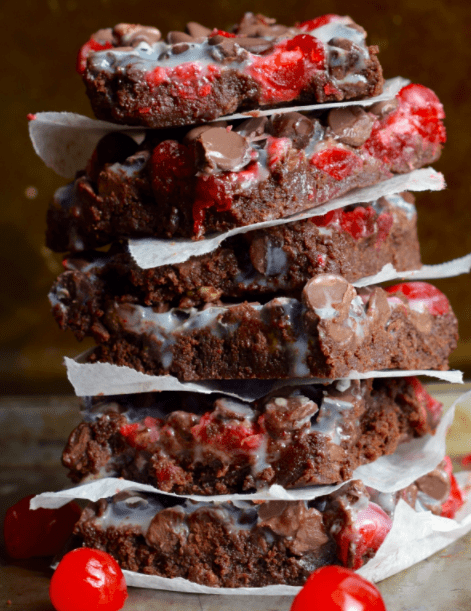 CHocolate Covered Cherry Bars