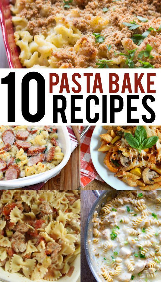 Pasta Bake Recipes that are easy to prepare and simple to swap out your family's favorite sauces and proteins.