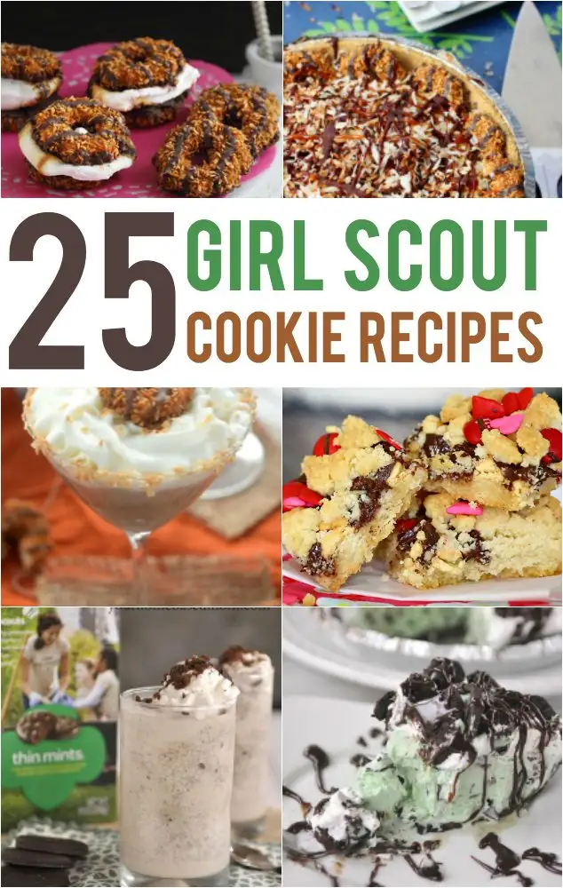 Recipes using Girl Scout Cookies - because there are so many other ways to use up the girl scout cookies!