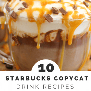Starbucks Copycat Drink Recipes you'll love. Not only are they delicious, you can enjoy them in your PJs!