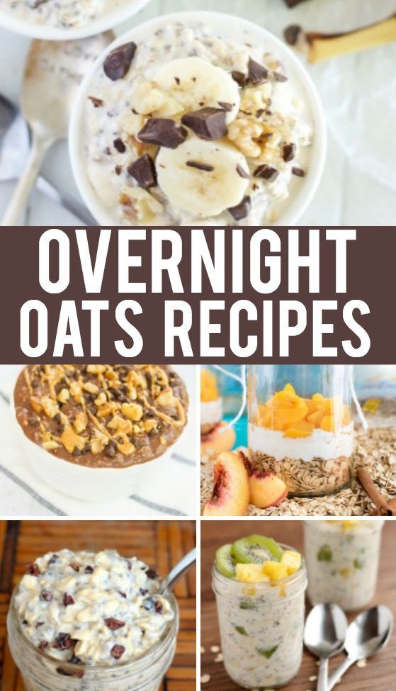 Overnight Oats Recipes that are easy and delicious. They're perfect for a busy morning!
