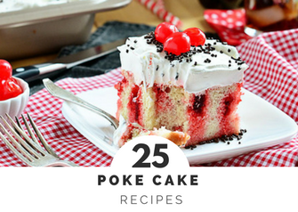 Poke Cake Recipes are simple and delicious - you don't need very many ingredients and they're perfect for gatherings!