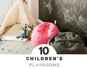 Children's Playrooms are beautiful and fun, but don't have to break the budget.