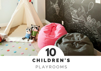 Children's Playrooms are beautiful and fun, but don't have to break the budget.