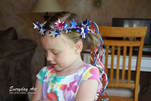 Fourth of July Crafts for Kids: Tiara