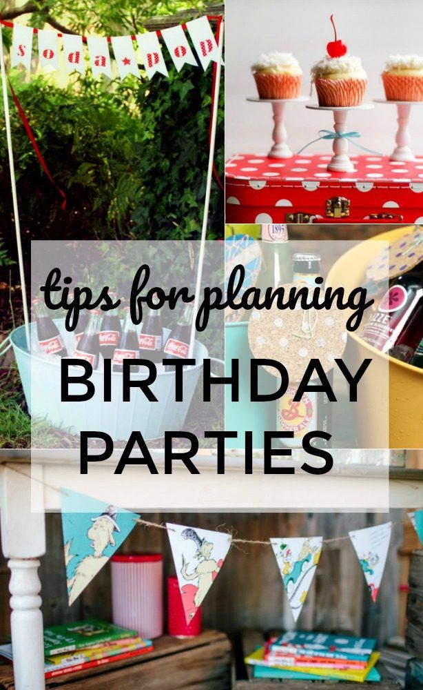 Tips for Planning a Birthday Party