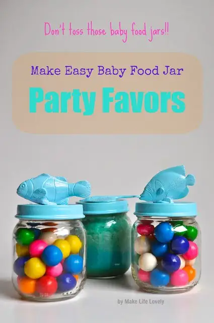 Here are some great ideas to recycle baby food jars and put them to use in fun and creative ways! 