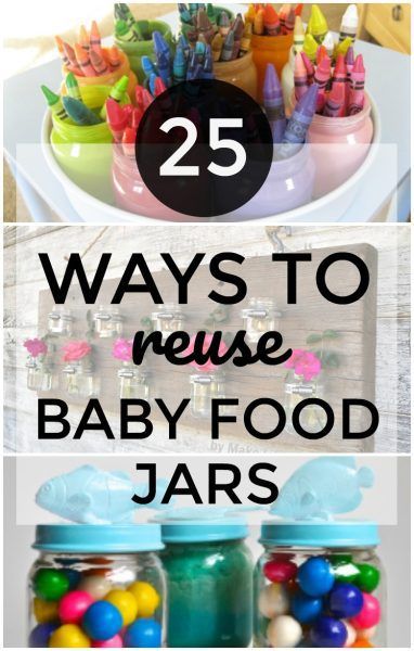 You can reuse Baby Food jars in so many unique ways!  