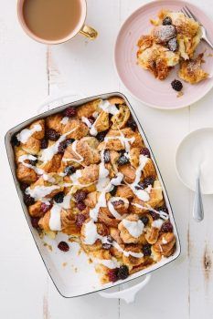 Blackberry Croissant Breakfast Bake